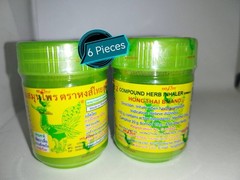 Thai Herbal Inhaler, Thai Brand, Traditional Formula x6