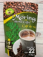 Moringa Herbal Coffee, Cafe Herbal Con Moringa~22 Sachets~440 g~instant Coffee
