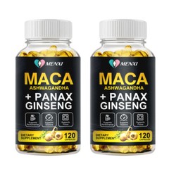 Maca Root Capsules 10000mg, Peruvian Maca Extract for Men & Women 120 Caps