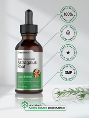 Astragalus Root Liquid Extract | 2 oz | Alcohol Free | Vegetarian | by Horbaach