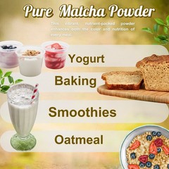 Matcha Green Tea (Té Verde) Powder (Molido) from Peru Andes 100% Natural