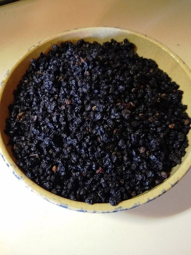 Elderberries (Sambucus nigra) Whole, Organically Cultivated 1 oz