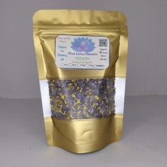 Dried Blue Lotus Cut Flower| Nymphaea Caerulea Organic Egyptian Natural Tea 100g