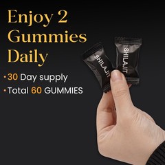 75% Fulvic Acid Pure Himalayan Shilajit Gold Gummies w/ 3000mg Shilajit·