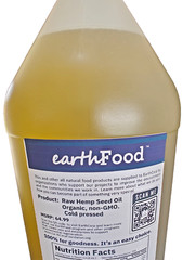 Organic Golden Hemp seed oil- cold pressed | 4 GALLONS! | COA | Fresh & Nutty