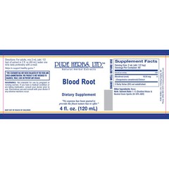 Pure Herbs: Blood Root (Red Root) – 4 oz.