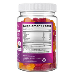 Vitamatic Prebiotic Fiber Gummies for Adults- 240 Pectin Based Gummies