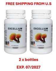 Gano Excel Excellium Lucidum Ganoderma 90 Capsules (Lingzhi) FreeShip From US
