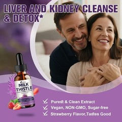 Detoxify & Repair with Milk Thistle Drops – High Bioavailability 2 FL OZ Formula