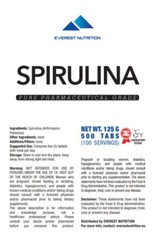 SPIRULINA ORGANIC SUPERFOOD ALGAE TABLETS