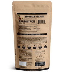 Digestive Enzymes with Papain Bromelain Gas Constipation Bloating Relief Powder