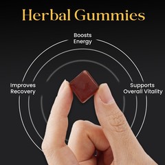 Pure Himalayan Shilajit Gold Gummies with 4000mg Shilajit 75% Fulvic Acid