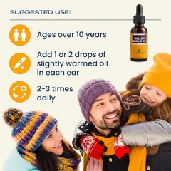 Holistic 1 oz Mullein Garlic Oil – Certified Organic & Wildcrafted Herbal Blend