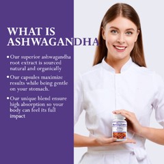 KSM-66 World’s Best Ashwagandha Root Extract 2100mg 120 Vegetarian Capsules
