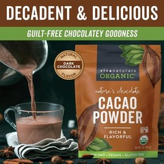 Organic Unsweetened Cacao Powder, 2 lb – Baking & Smoothies