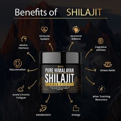 100% Pure Himalayan Organic Shilajit Resin
