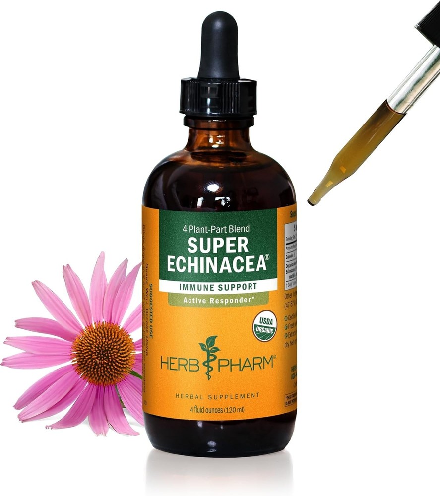 Herb Pharm Super Echinacea, Immune Support, 4 Fluid Oz. Exp. 10/2030