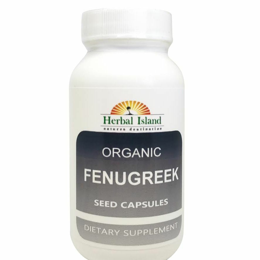 Organic Fenugreek Seed Powder Capsules – 60 Count 500mg Each – Free Shipping