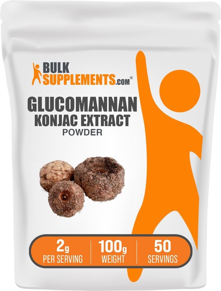 Glucomannan Powder Konjac Root Extract Nutritional Supplement 100G For Wellness