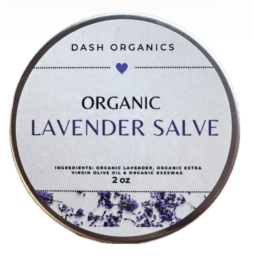 Herbal Salve | Organic Lavender Salve | Lavender Balm | 2oz |