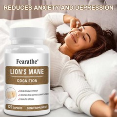 Lions Mane Mushroom extract capsules for Brain Support and Immune Health
