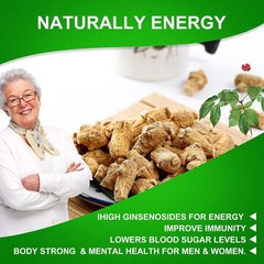 DABC OAK LAND American Ginseng Slices Wisconsin – 1 Box 4 Ounces Gluten Free
