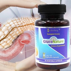 GlucoNature|Market Proven Blood Sugar Optimizer|60 Veg Capsules