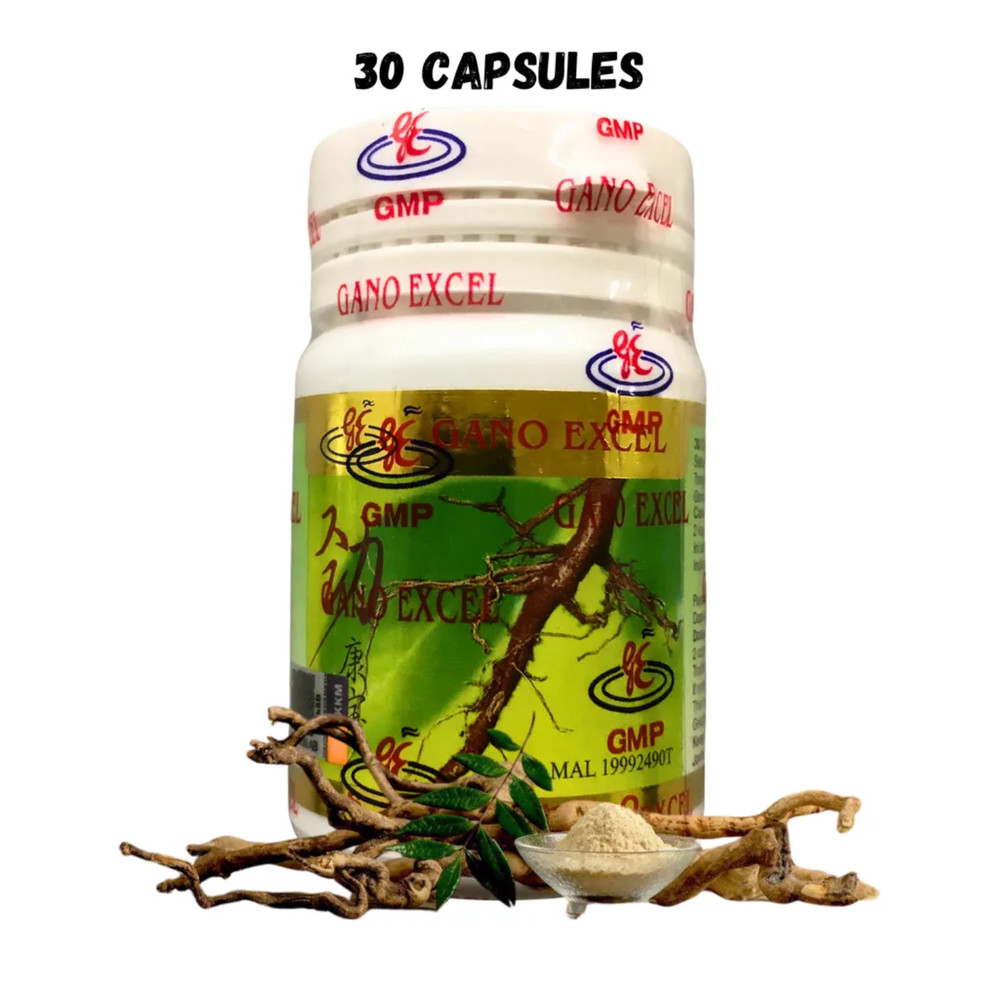 Gano Excel Sakanno Eurycoma Longifolia+Ganoderma Mushroom Capsules 30/60 Capsule