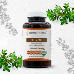 Secrets Of The Tribe Thyme Capsules, 400 mg