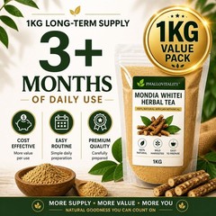 Mondia Whitei Tea | Phallovitality Men Aphrodisiac Last Longer | 100g/pack | DHL