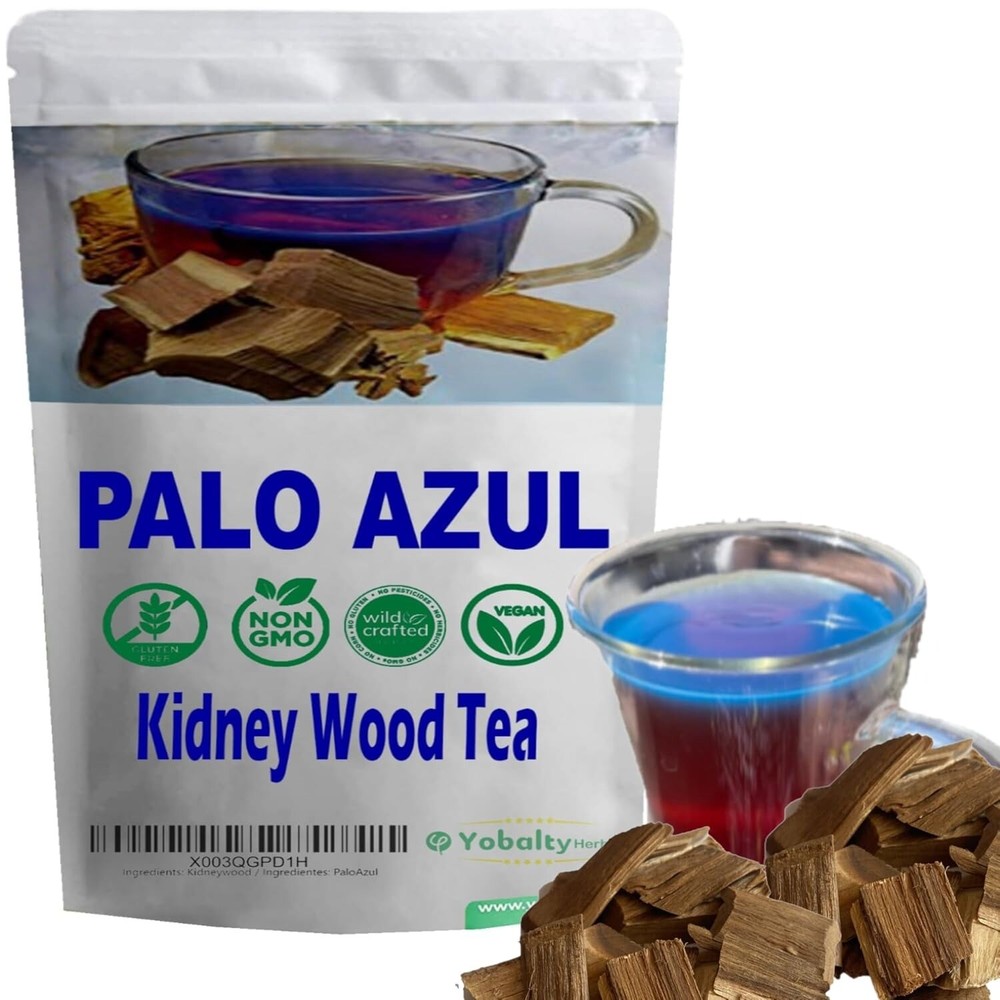 KidneyWood Palo Azul Natural Kidney Cleanse Tea Fair Trade Non GMO Vegan Natural
