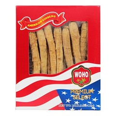 WOHO Cultivated American Ginseng 1014 Long Large 4 oz Box
