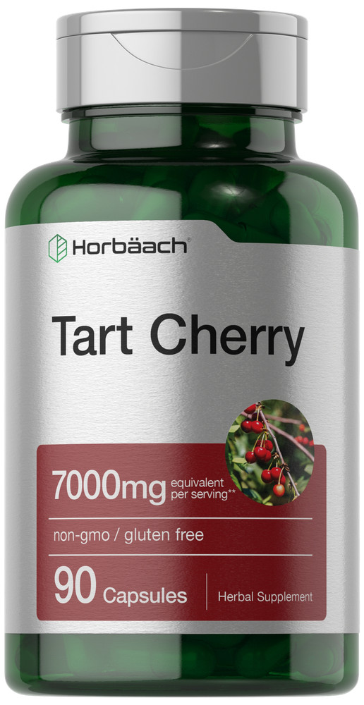 Tart Cherry Capsules 7000mg | 90 Count | Non-GMO, Gluten Free | by Carlyle