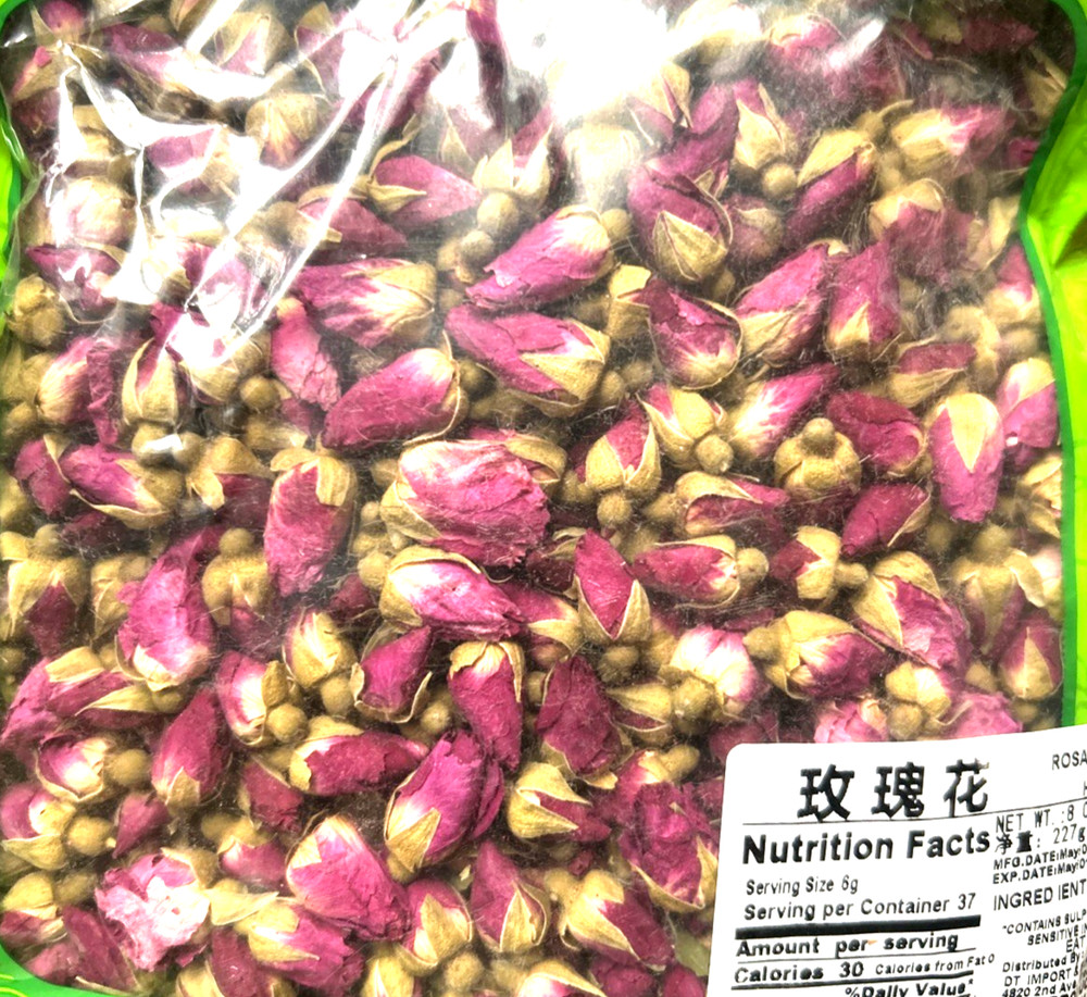 6oz Naturally Rosebud Dried Red Rose Buds Rose Bud Herbal Tea Flower Floral 玫瑰花茶