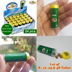 Herbal Lozenge Yahom THEPJITRA Relieve Dizzy Fatigue Colic Heart Care Refresh