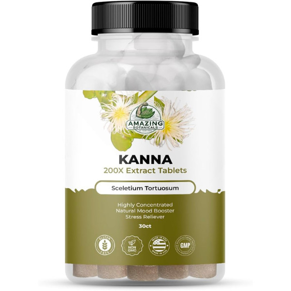 Amazing Botanicals Kanna Extract Sceletium Tortuosum Energy Mood Immune Support