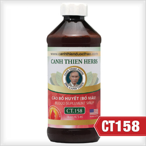 CAO BỔ HUYẾT ( BỔ MÁU ) ( BLOOD SUPPLEMENT SIRUP ) 16 oz / 473 mL CT.158