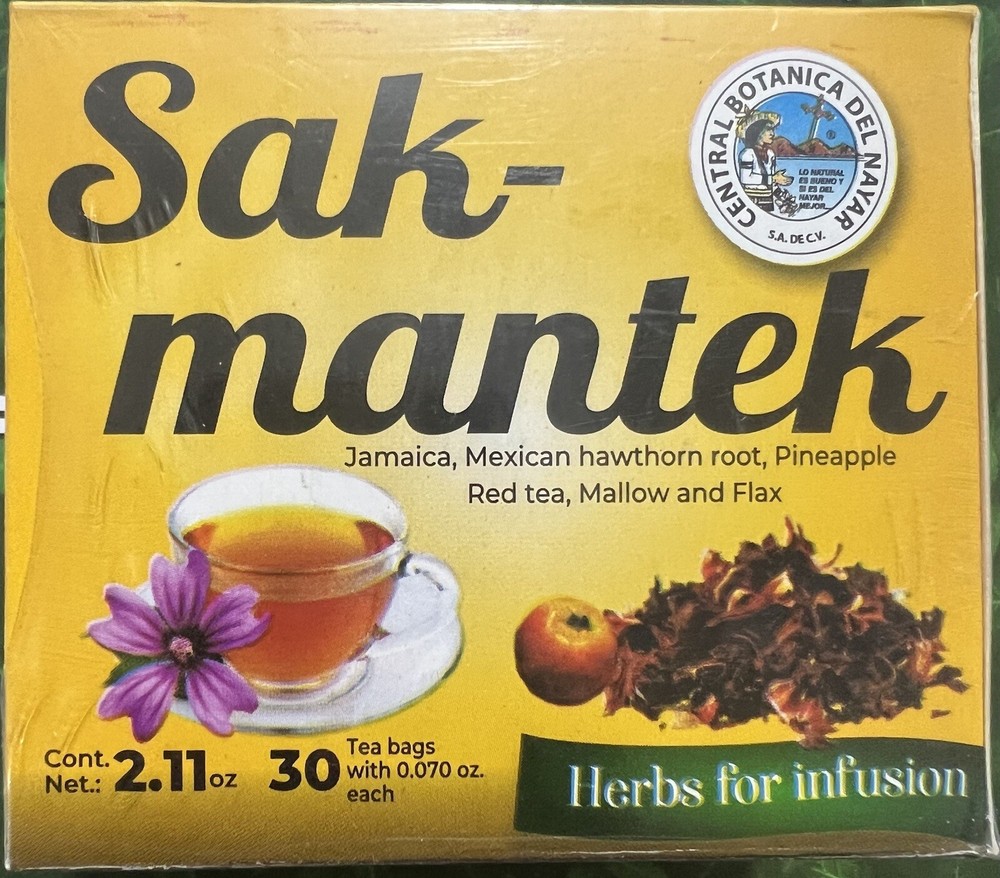 Te Raiz Con Linaza Te Rojo Jamaica Y Malva 30 Tea Bags Natural