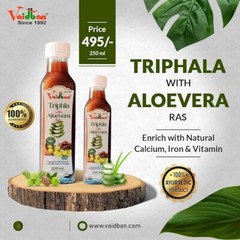 Vaidban Triphala with Aloevera Ras (Juice) – 250 Ml A Natural and Healthy Drink
