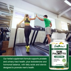 Saw Palmetto 1000mg – Prostate and Urinary Tract Health, Preventing Hair Loss
