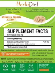 Extra Strength PURE Boswellia Serrata Extract Powder 75% Joint Health – 50grams