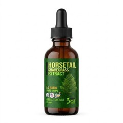 Horsetail Herb (Equisetum Arvense) Dried Herb Liquid Herbal Extract – USA Made