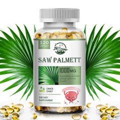 Saw Palmetto Softgels 1000mg | 120 Capsules | Prostate Health Supplement