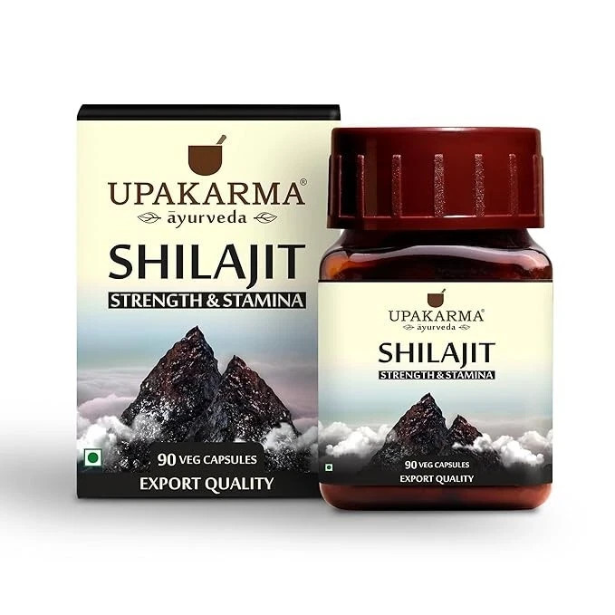 UPAKARMA Shilajit | Pure Extract Based (300 mg) Natural Strength & Stamina Boost
