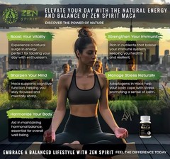 Black Maca Capsules – Testosterone Booster, Support, Energy, Endurance, Desire