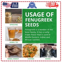 Jiva Organics Organic Whole Fenugreek Seeds 1 lb Methi Seed for Cooking Sprou…