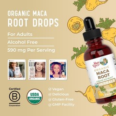 New Maca Root Drop Bottle