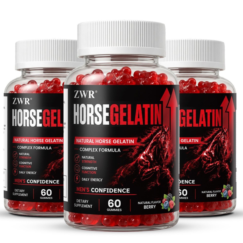 HORSE GELATIN Gummies, -Body Wellness, Daily Fuel – Unleashed Men The Beast