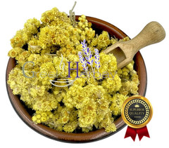Organic Greek Helichrysum 20gr(0.70oz)-400gr(14.10oz) Helichrysum Italicum