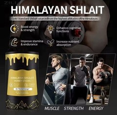 2 pack Better Alt Pure Himalayan Shilajit Sticks with 30sticks Honey, Natural